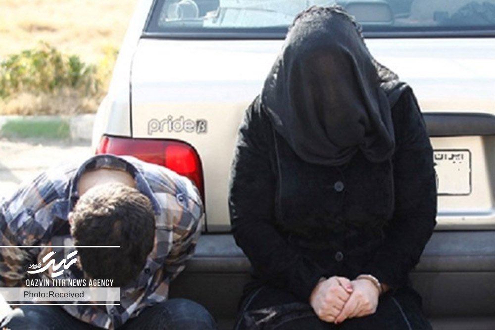 زوج قاچاقچی در قزوین دستگیر شدند
