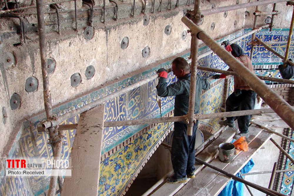 5 بنای تاریخی قزوین بازسازی شد