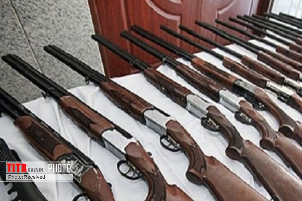 توقیف 798 انواع سلاح و ابزار شکار در قزوین
