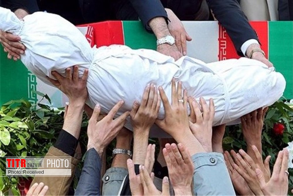تشییع و تدفین پیکر شهید قزوینی حمله به سفارت ایران در دمشق برگزار می شود