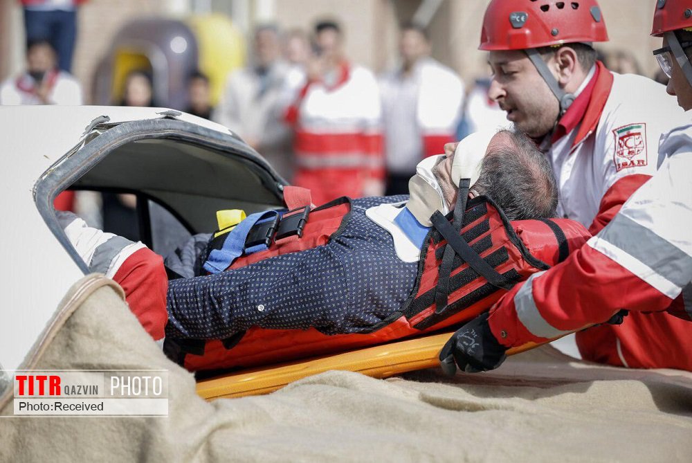 110 حادثه توسط نجاتگران هلال احمر قزوین انجام شد