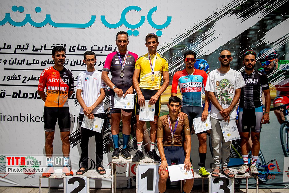 نفرات برتر مسابقات دوچرخه سواری در قزوین مشخص شد