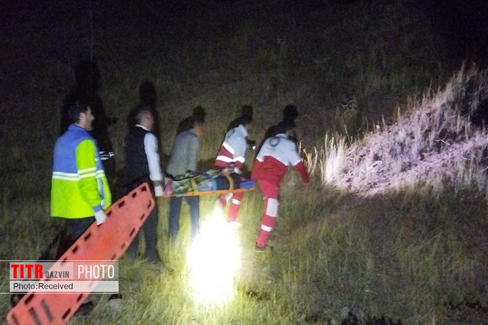 حادثه رانندگی در الموت قزوین جان 2 نفر را گرفت