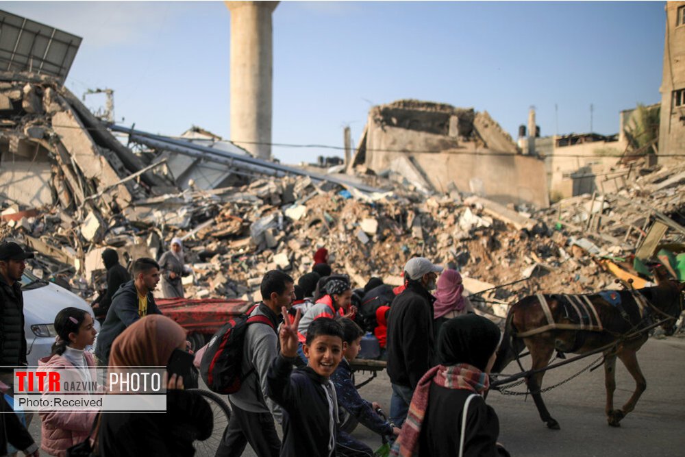 مردم غزه بازسازی منازل خود را آغاز کردند