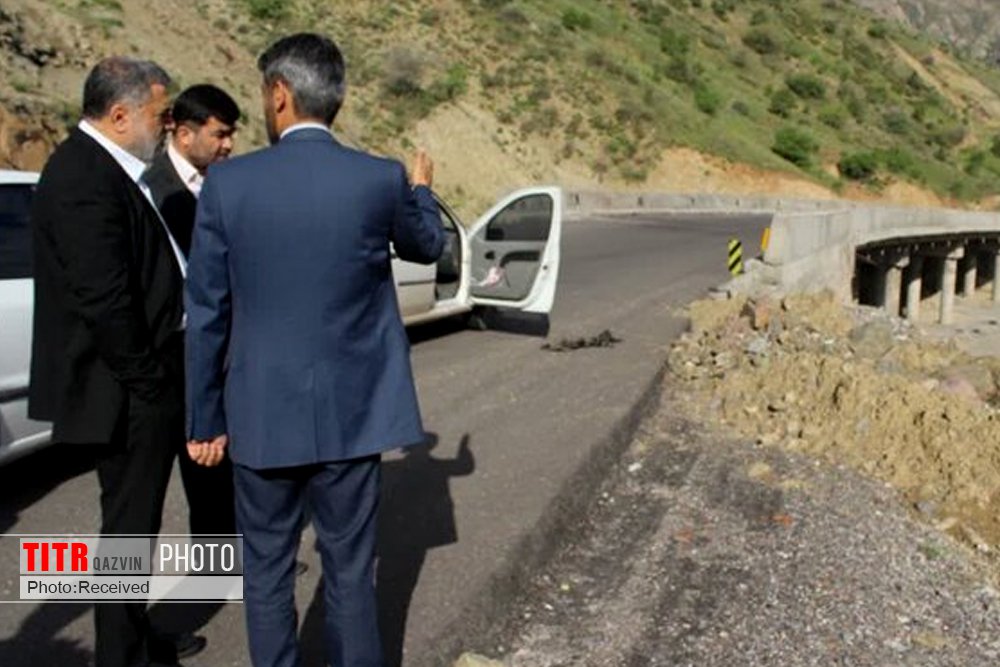 منتخب مردم قزوین از جاده الموت-تنکابن بازدید کرد