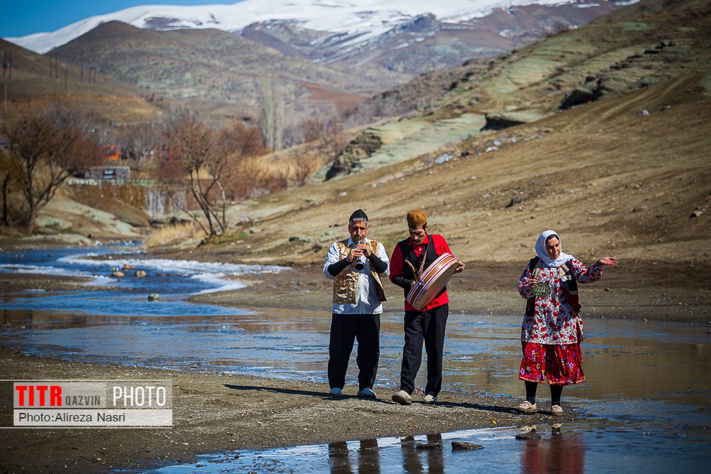 جشن باستانی "نوروز رودها" در قزوین به روایت تصویر
